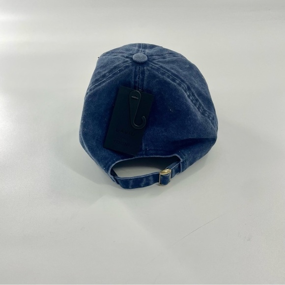 NWT David And Young Blue Acid Wash White Smiley Face Baseball Hat Adjustable - Picture 4 of 8
